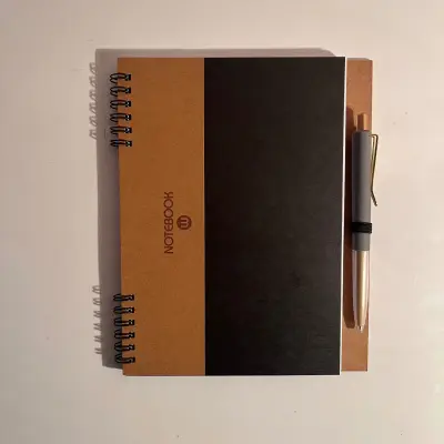 Black notebook