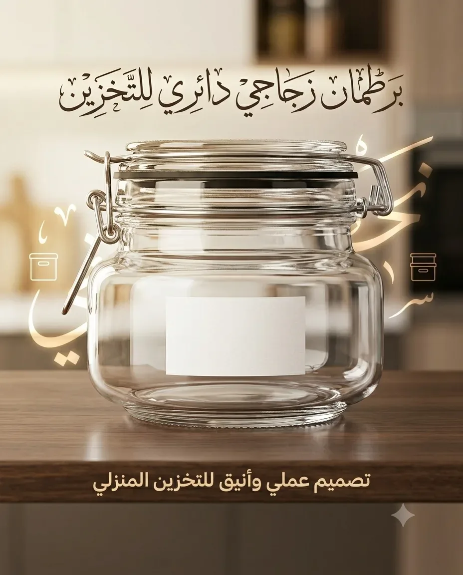 برطمان زجاجي متوسط