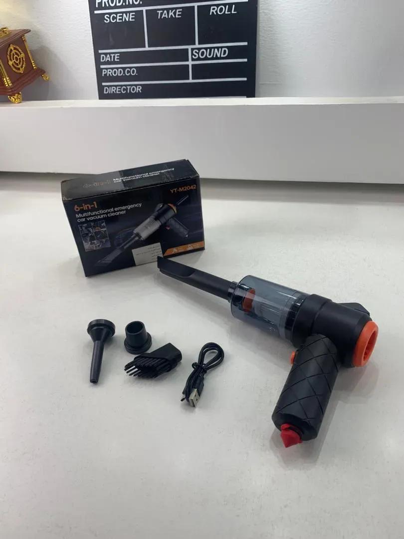 Aspirateur et souffleur 2en1 rechargeable par USB Compact et puissant – مكنسة كهربائية يدوية