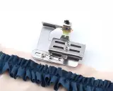 Pied de Biche Fronceur Double Couche a Largeur Réglable  A800