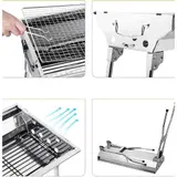Barbecue Pliable en Acier Inoxydable pour Camping – شواية محمولة