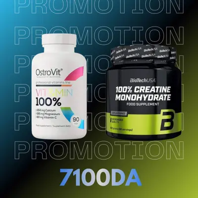 Biotech Creatine 300g+ Vit&Min Ostrovit 90 Tabs