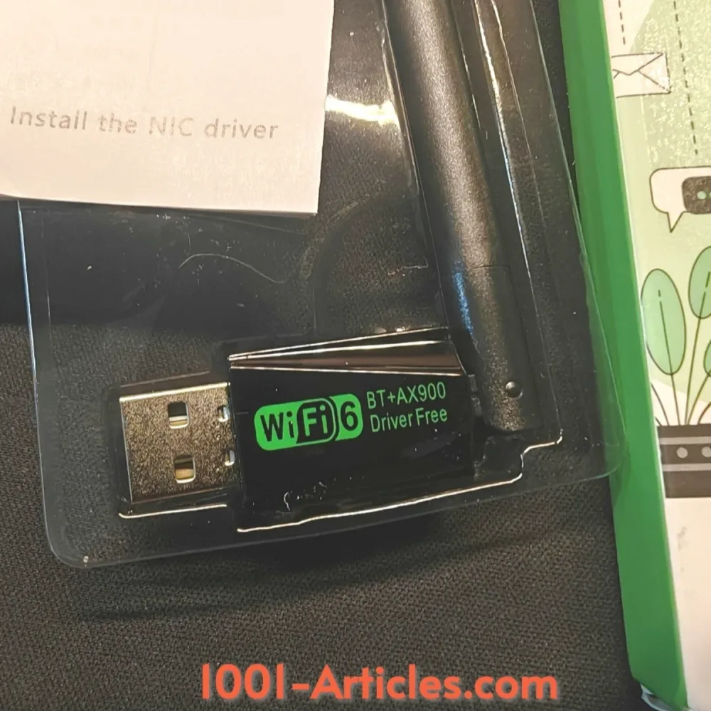 Adaptateur Antenne USB AX900 WIFI6 et Bluetooth 5.4.2, double bandes