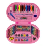 Kit d'Art Super Mega 75 Pièces pour Enfants avec Mallette de Rangement - علبة أدوات الرسم والتلوين الفاخرة للأطفال 75 قطعة مع حقيبة