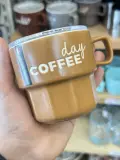 ☕ Mug en Céramique "Day Coffee" avec Couvercle
