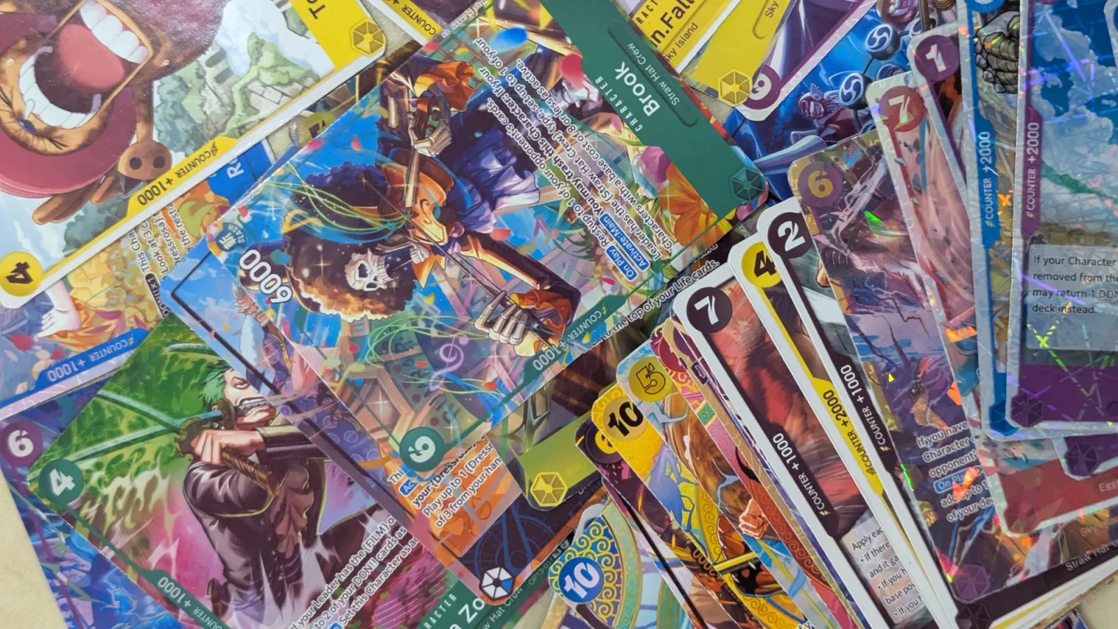 Pack cartes One piece PROXIES PAS ORIGINALES