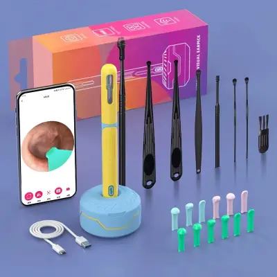 Nettoyeur d'oreille avec caméra