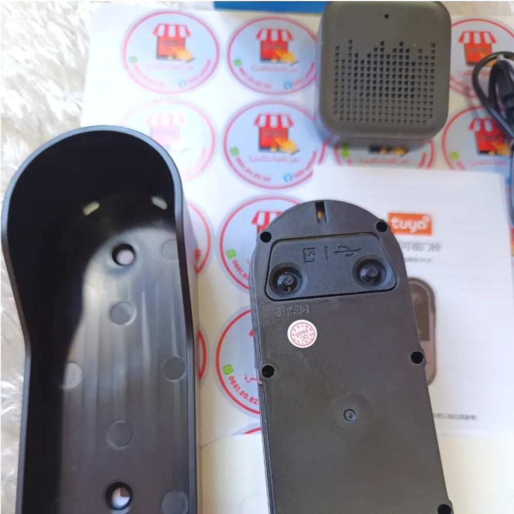Tuya Smart Wi-Fi, Sonnette video avec caméra sans fil, Interphone, HD, vision nocturne.