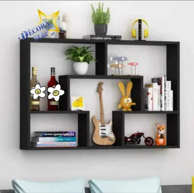 Modern Rectangular Wall Display Shelf CNC File