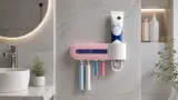 STÉRILISEUR DE BROSSE À DENTS AVEC DISTRIBUTEUR
