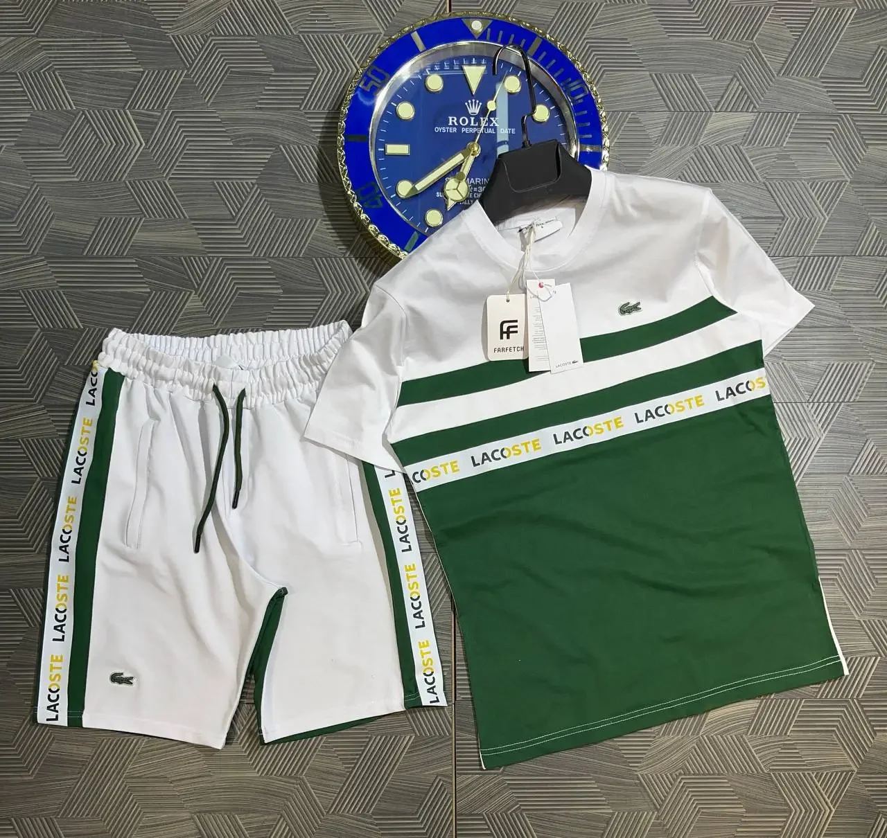 Lacoste Summer 2025 ensemble