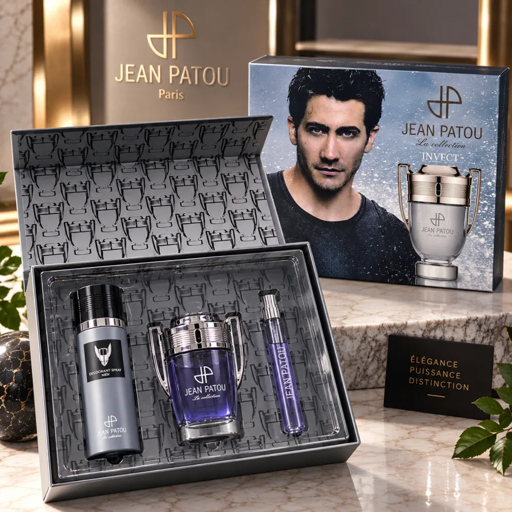 Coffret Cadeaux Parfum Jean Patou - Invect - 3Pcs Pour Homme