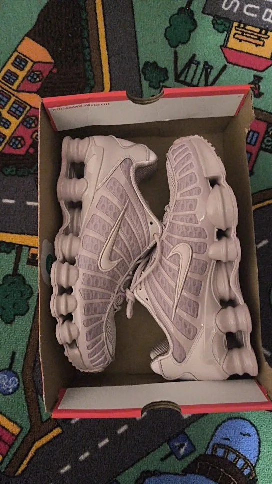 W Nike shox tl metallic silver