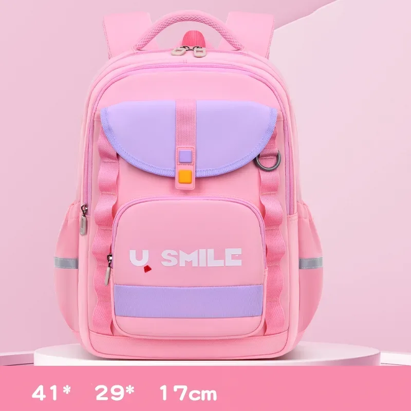 Sac à Dos Scolaire pour Enfnats U-Smile Rose SACKDS09RS - حقيبة مدرسية للأطفال