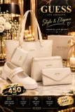 حذاء سالومي الانيق +Pack - Sac Guess 4 piéces
