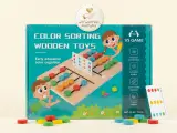 ​لعبة المطابقة والتفكير السريع | Color Sorting Wooden Toys 🧠🎨
