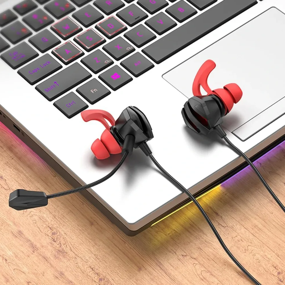 Écouteurs de jeu filaire intra-auriculaire avec microphone E-Sport Hoco M105 - سماعات ألعاب إحترافية مع ميكروفون