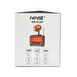 Haut-Parleur Bluetooth Vintage avec Radio NNS NS-01BT - مكبر صوت ومذياع كلاسيكي بلوتوث
