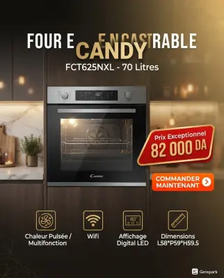 Four encastrable électrique candy