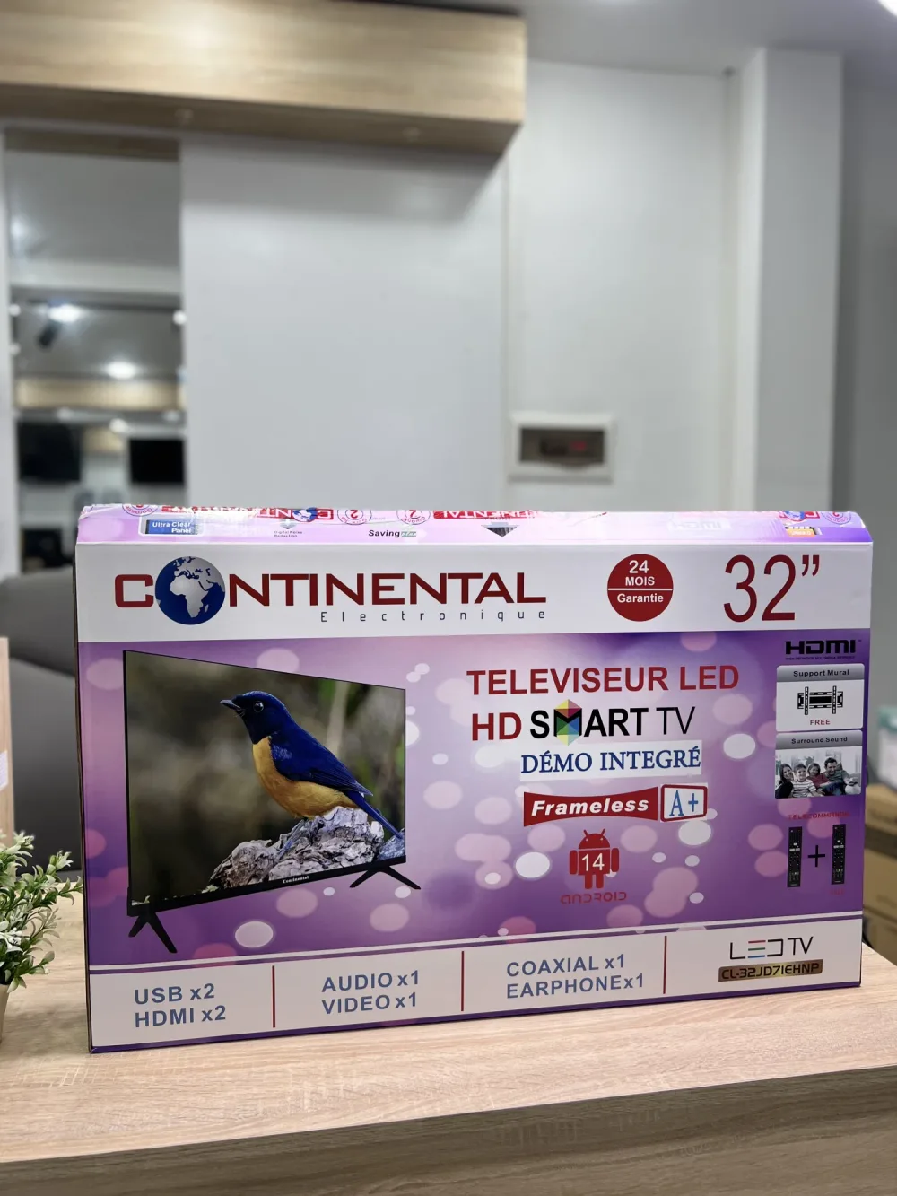 TV CONTINENTAL 32P SMART ET SIMPLE
