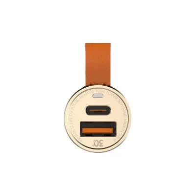 30W ULTRA Mini Zinc Alloy Shell Car Charger C509Q