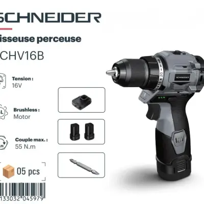 Visseuse perceuse Schneider 16v Brushless