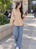 شميز  بقماش ناعم  و مستور   للمحجبة و غير المحجبة  طاي ستوندار بالالوان