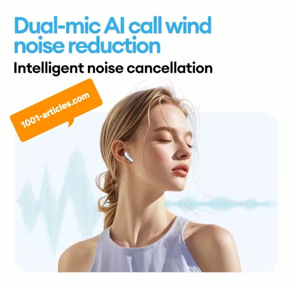 Écouteurs True Wireless TWS Bluetooth Headset, ANC LENOVO LE209.