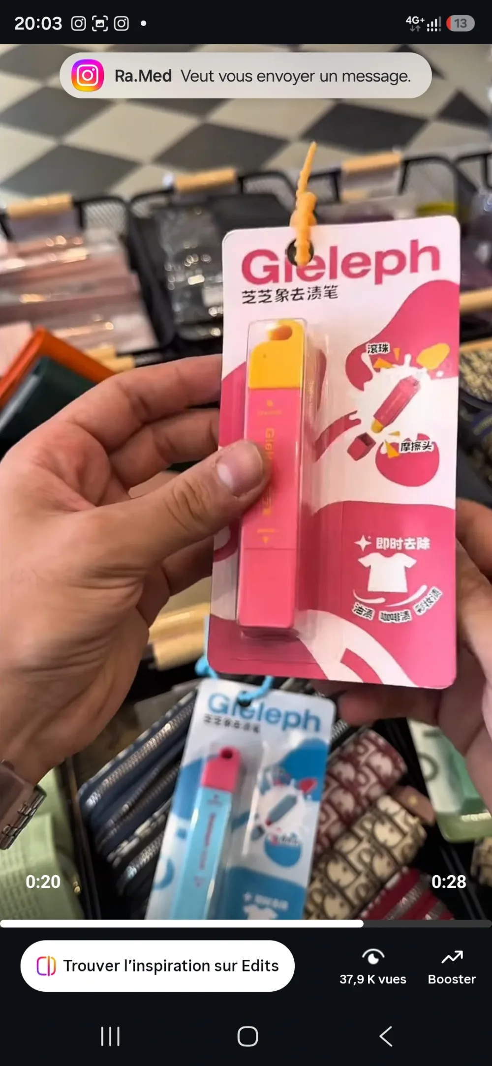 Stylo Détachant Instantané Gieleph
