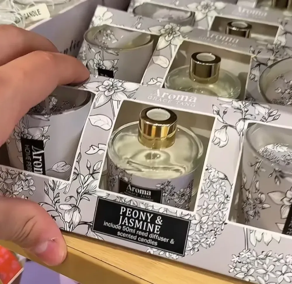 Coffret Parfum d'Intérieur Aroma Grace Tang — Green Field Rose