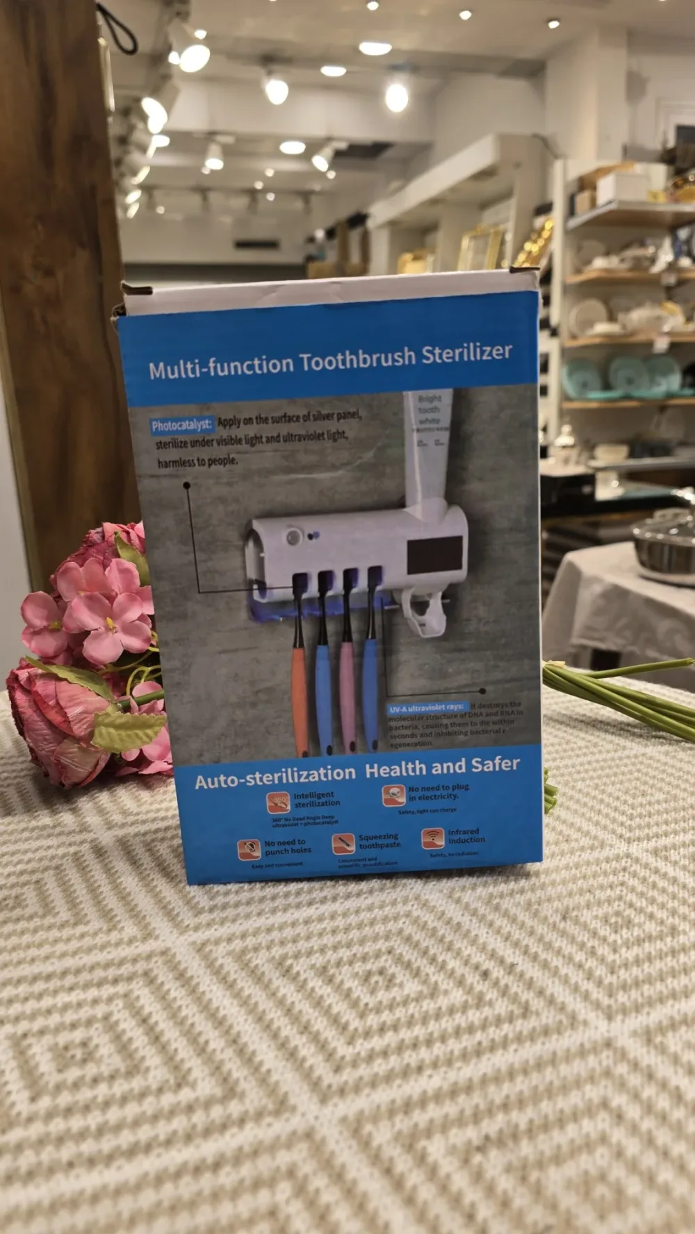 STÉRILISEUR DE BROSSE À DENTS MULTIFONCTION UV