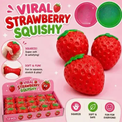 Strawberry crunch squishy