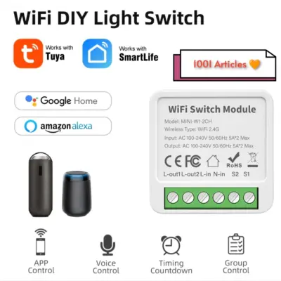 Mini Switch Tuya Smart - WiFi / Zigbee