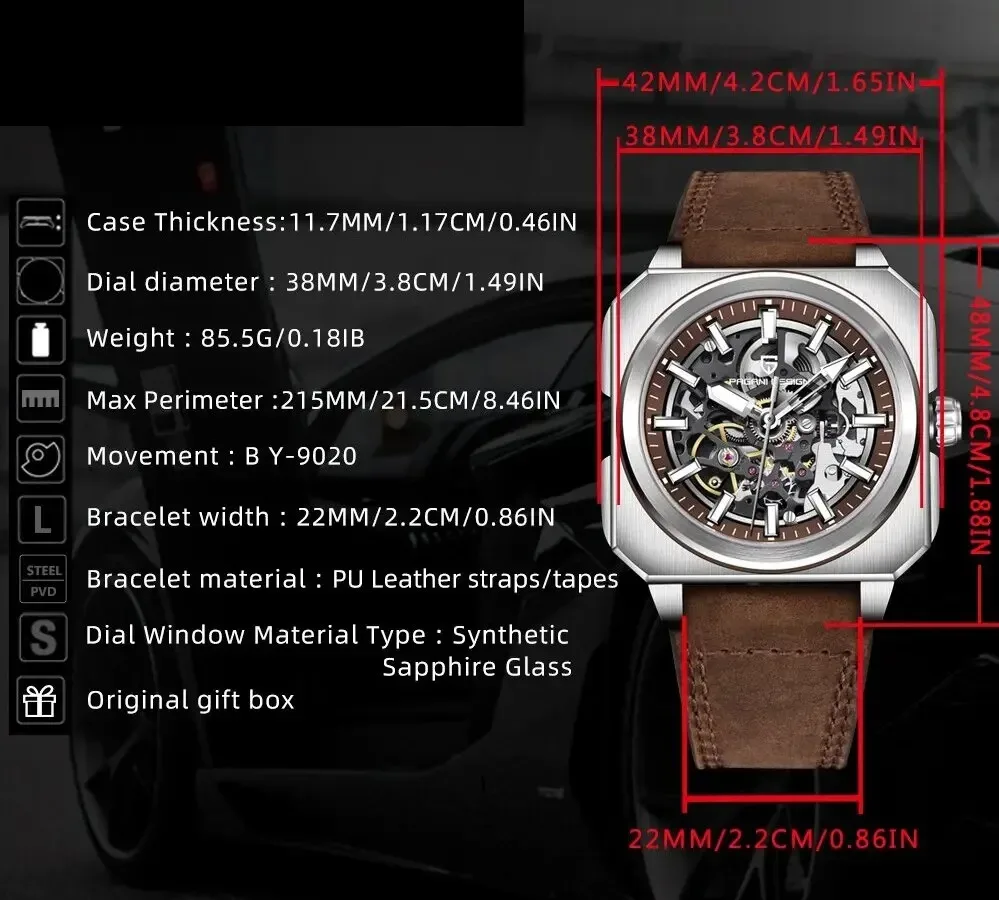montre mouvment Pagani Design Original