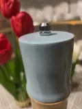 Moulin à Épices en Bois Style Bambou — Rose et Bleu