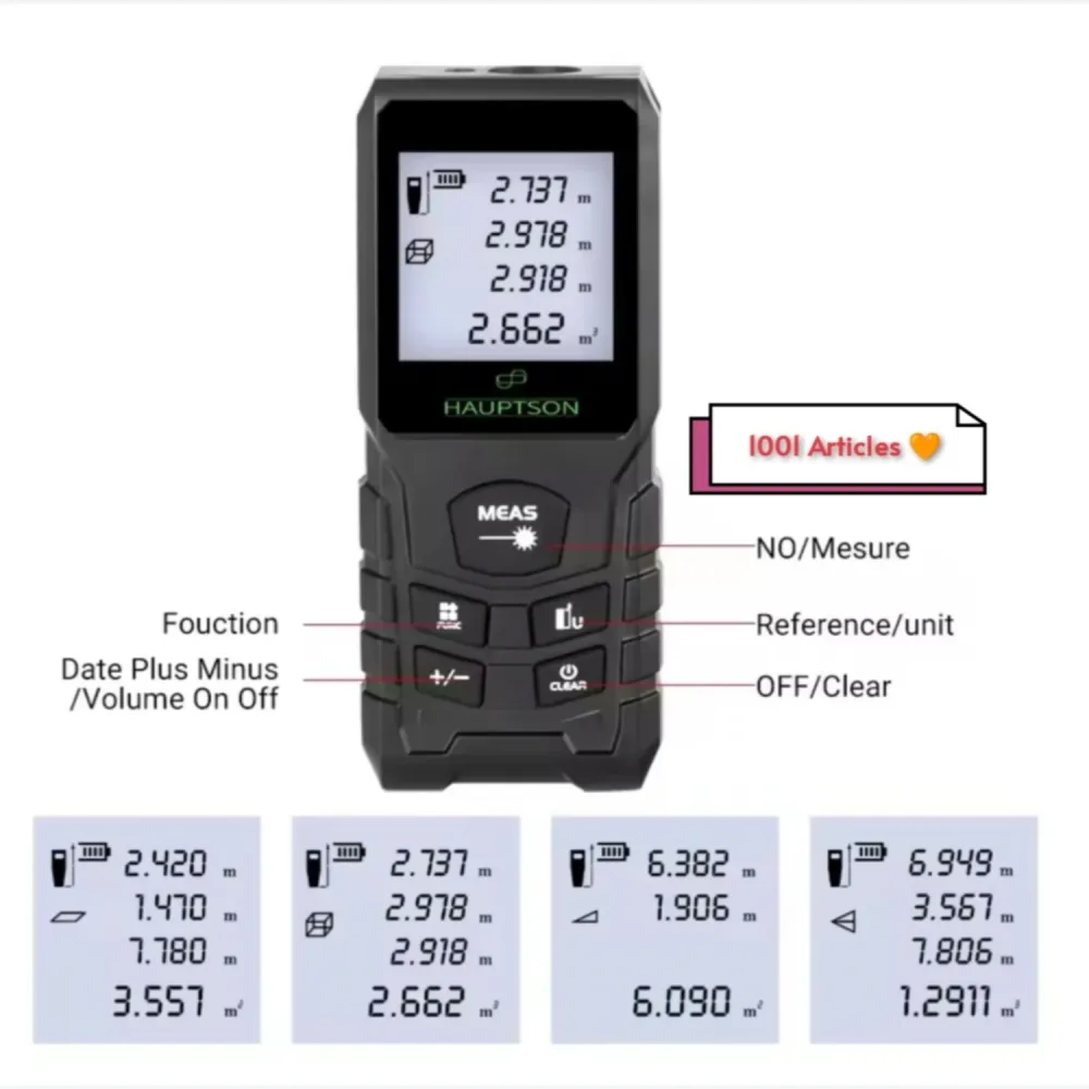 HAUPTSON Télémètre Laser - 70m