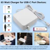 Adaptateur secteur 65W USB Type-C pour ordinateur portable