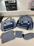 Ensemble de sacs d’école Kawai pour adolescents 5Pcs YISIYUAN Bleu – محفظة 5 قطع كاواي أزرق