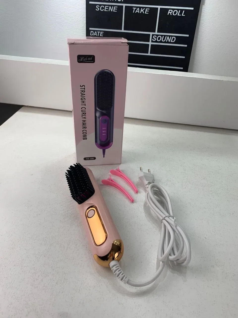 Brosse Lissante et Bouclante Électrique YX-228 – فرشاة تسريح الشعر