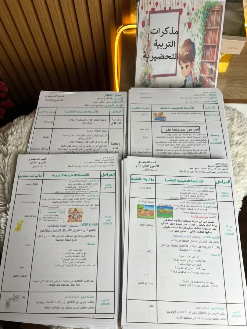 مذكرات الاستاذ الإبتدائي