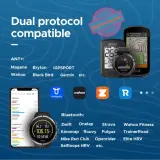 GEOID - Capteur de fréquence cardiaque HS500 - Bluetooth - sangle de poitrine