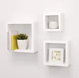 3 Étagères Murale en Bois -  رف جداري