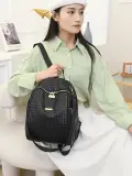 Sac à Dos Femme en Cuir Tressé Élégant avec Ceinture D'Épaule Convertible - حقيبة ظهر جلدية للنساء بتصميم فاخر