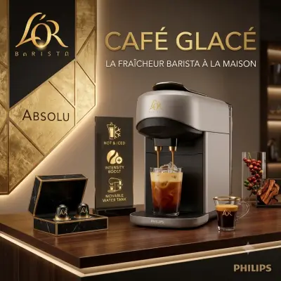 Machine à café  Philips L'OR Café Glacé ماكينة تحضير القهوة فيليبس لور