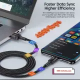 Cable Original Toocki PD 100W 6A USB-Type C