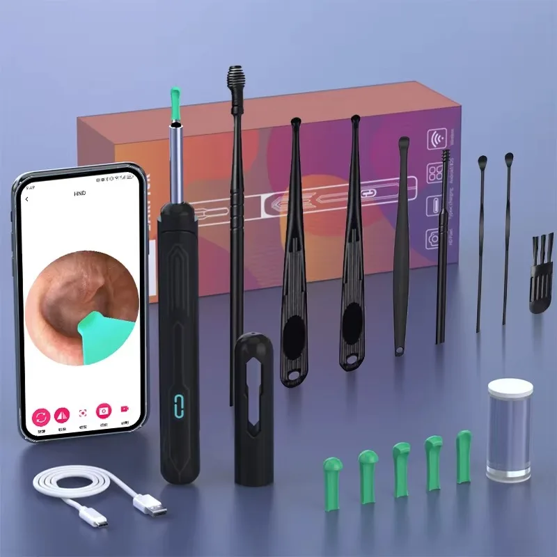 Nettoyeur d'oreille avec caméra