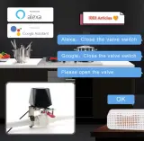 Vanne / Valve de contrôle intelligente Tuya Smart- Wi-Fi / Gaz et Eau.