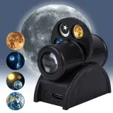 Lampe de projection de ciel étoilé avec 15 motifs – مصباح عرض القمر