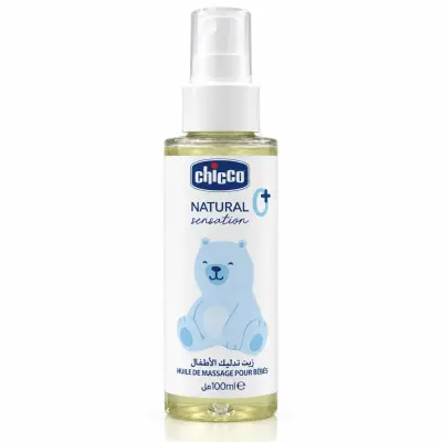 Chicco Natural Sensation – Huile de massage pour bébé 100 ml