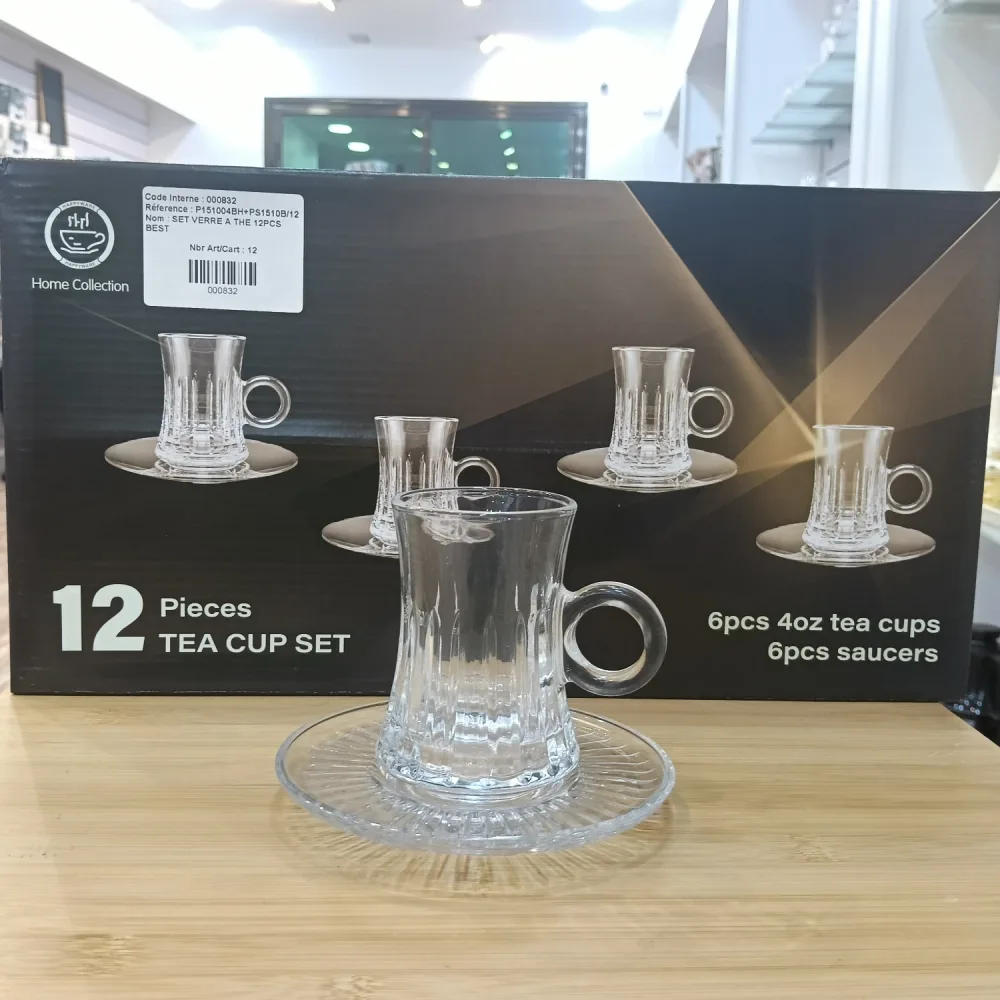 VERRE A THE 12 PIECES